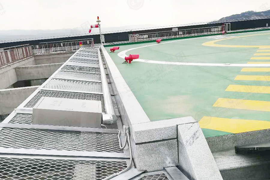 甘肅蘭州·金凱瑞大廈 屋頂直升機停機坪的項目竣工圖1