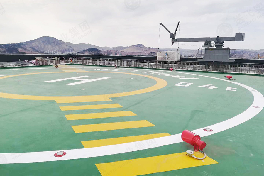 甘肅蘭州·金凱瑞大廈 屋頂直升機停機坪的項目竣工圖5